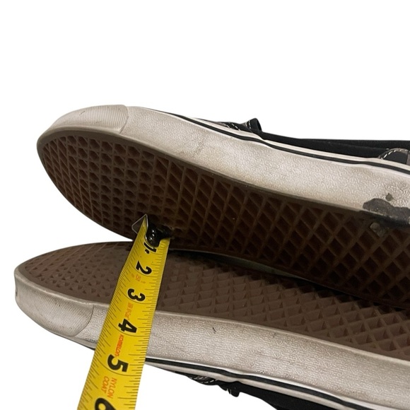 Vans Off The Wall Checkerboard Slip On Mens 10.5 Sneakers Black Gray - Picture 12 of 15